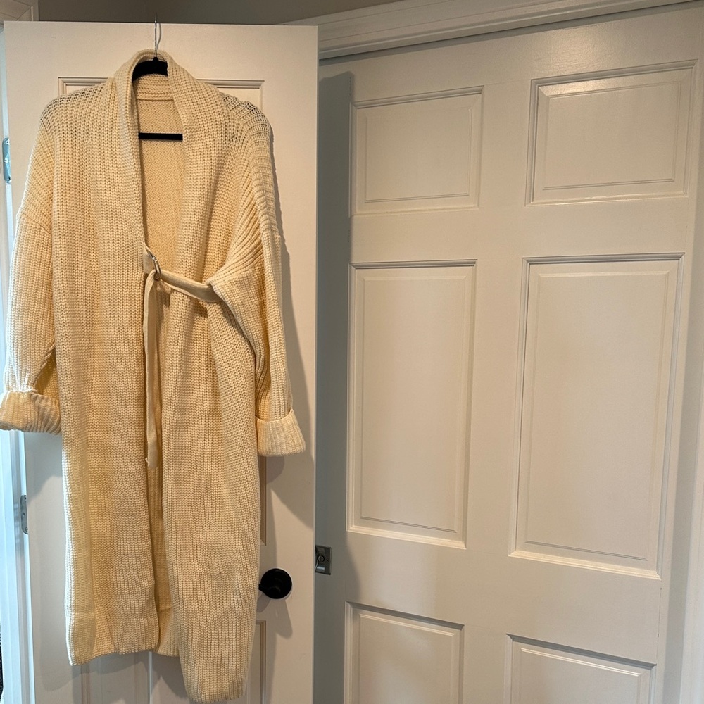 Cozy Cream Knit Cardigan